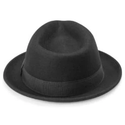 Fawler Chapeau Trilby Tomasso Moda Noir 13 Fawler Chapeau Trilby Tomasso Moda Noir -Bijouterie Soldes Boutique Hat 8 4 copy 3