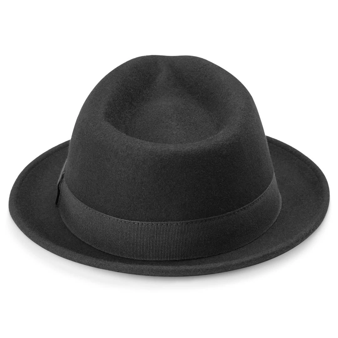 Fawler Chapeau Trilby Tomasso Moda Noir 8 Fawler Chapeau Trilby Tomasso Moda Noir – Image 6