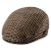 Fawler Casquette Plate Fido Boston à Motif Pied De Poule Marron -Bijouterie Soldes Boutique abgfchyfkth 3