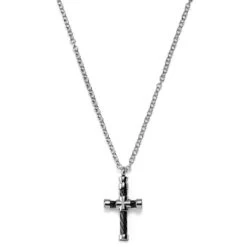 Lucleon Collier Et Croix Câblée