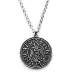 Lucleon Collier Noir Et Argent Lee Makt