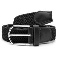 Collin Rowe Ceinture élastique Noir Sur Noir