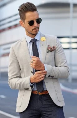 Warren Asher Boutonnière à Fleur De Rose Pêche -Bijouterie Soldes Boutique billed 1 2