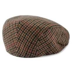 Fawler Casquette Plate Fido Boston à Motif Pied De Poule Marron -Bijouterie Soldes Boutique bjhchfdrdf 3