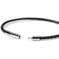 Neshraw Bracelet Raipur Pierres Noires Et Blanches -Bijouterie Soldes Boutique blacks