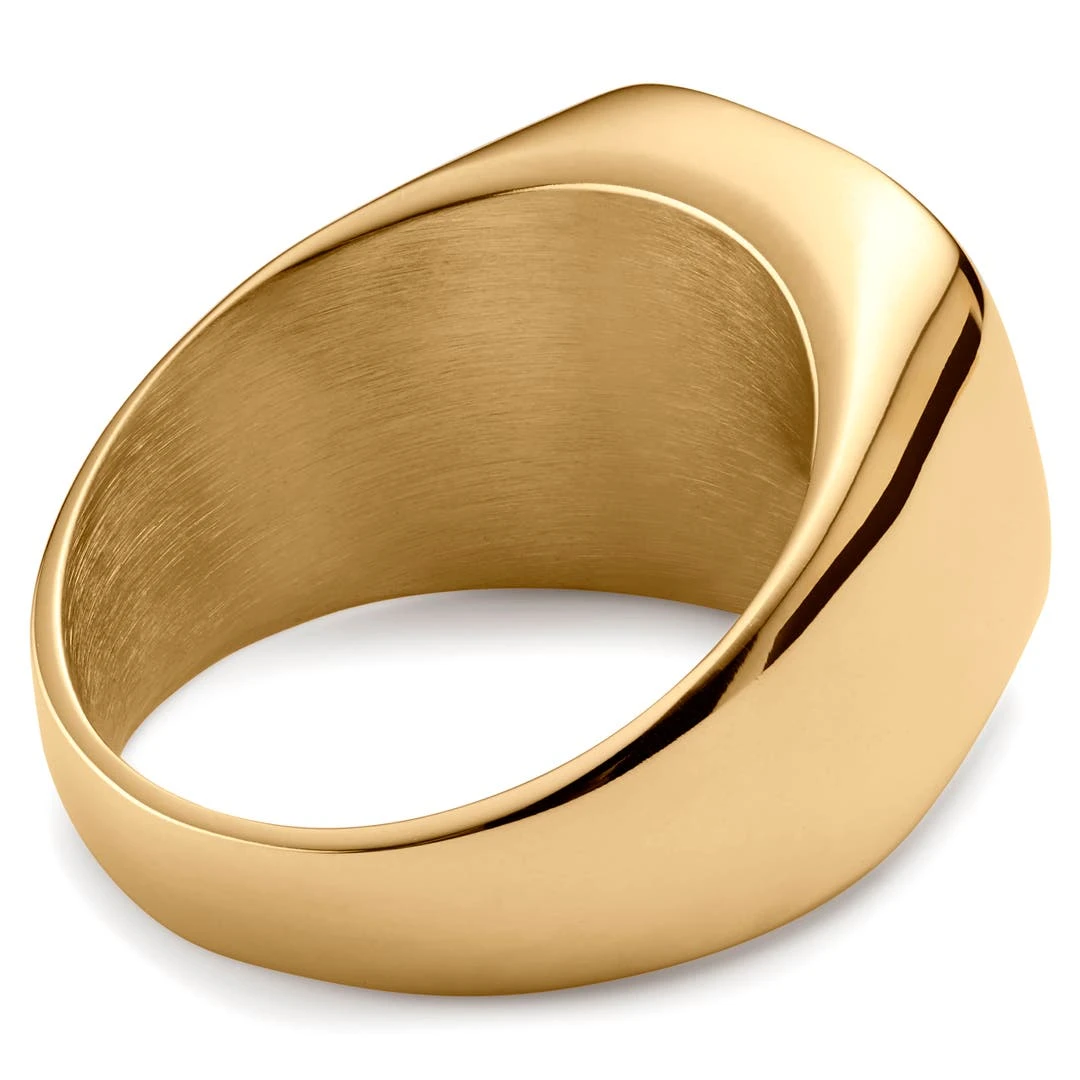 Lucleon Bague Len Gravel Dorée à Oeil De Tigre 5 Lucleon Bague Len Gravel Dorée à Oeil De Tigre – Image 3