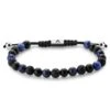 Arkai Bracelet Sanatio En Pierre De Lave, Sodalite Et Onyx De 6 Mm -Bijouterie Soldes Boutique dgvjgjgj