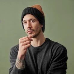 Fawler Bonnet Noir Et Marron Frencis Montagna -Bijouterie Soldes Boutique frencisblackbrown 29