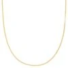 Lucleon Chaîne Dorée à Mailles De 2 Mm -Bijouterie Soldes Boutique g ne 2mm 1 4