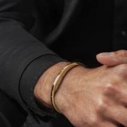 Lucleon Bracelet Manchette Doré à Profil étroit -Bijouterie Soldes Boutique gold7e59df786b94f71eaa1c7fcdab995e9d 2