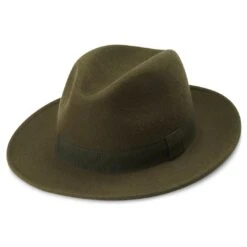 Fawler Fedora Fido Alessandria En Laine Verte