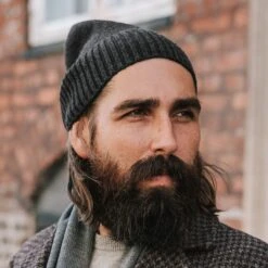 Fawler Beanie Kaleb Kane En Laine Mérinos Grise -Bijouterie Soldes Boutique hat 1 10