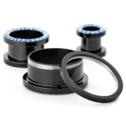 Fort Tempus Tunnel écarteur En Acier Avec Pierres Bleues -Bijouterie Soldes Boutique hhh3 10