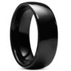 Lucleon Bague En Céramique Polie Noire -Bijouterie Soldes Boutique hohhpp 4