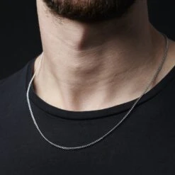 Lucleon Chaîne Argentée à Mailles De 2 Mm -Bijouterie Soldes Boutique jwm megashoot 2 15170