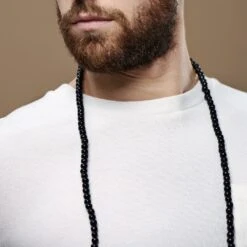 Collin Rowe Collier De Perles En Bois Noir 12 Collin Rowe Collier De Perles En Bois Noir -Bijouterie Soldes Boutique jwm megashoot n 2 71 4648