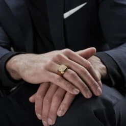 Lucleon Bague Dorée Laif Makt -Bijouterie Soldes Boutique jwm megashoot rings 1 20734