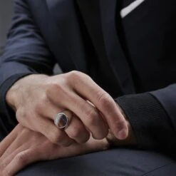 Lucleon Bague Argentée Lanty Makt -Bijouterie Soldes Boutique jwm megashoot rings 1 20799