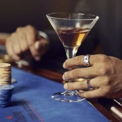 Seizmont Ace | Anneau Argenté - Les Couleurs Des Cartes De Poker -Bijouterie Soldes Boutique rel ace drop27 id killian 1x1 24 silver 25366 25384