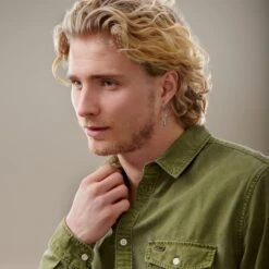 Lucleon Boucle D'oreille En Acier Argenté Avec Pendentif Ankh -Bijouterie Soldes Boutique rel megashoot 1 earrings 22283 tobiasst 1