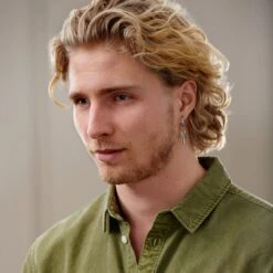 Lucleon Boucle D'oreille En Acier Argenté Avec Pendentif Ankh -Bijouterie Soldes Boutique rel megashoot 2 earrings 21968 tobiasst 2 1 1