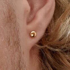 Lucleon Boucle D'oreille "bouton" En Acier Rosegold 4 Mm -Bijouterie Soldes Boutique rel megashoot 2 earrings 22052 tobiasst 3 copybm