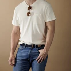 Collin Rowe Ceinture élastique Bleu Marine -Bijouterie Soldes Boutique rel megashoot belts 8036 18108 1 copy