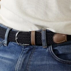 Collin Rowe Ceinture élastique Bleu Marine -Bijouterie Soldes Boutique rel megashoot belts 8036 18108 2 copybm