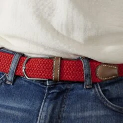 Collin Rowe Ceinture élastique Rouge -Bijouterie Soldes Boutique rel megashoot belts 8038 2 copy 1