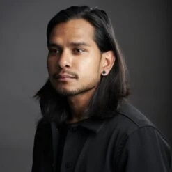 Fort Tempus Boucle D'oreille Magnétique à Cristaux Noirs -Bijouterie Soldes Boutique rel megashoot earrings 16801 1