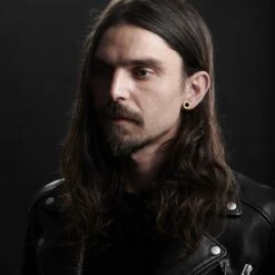 Fort Tempus Tunnel En Acier Doré à Bords épais -Bijouterie Soldes Boutique rel megashoot earrings 18352 21