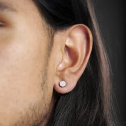 Fort Tempus Boucle D'oreille Magnétique En Zircone - 6 Mm 7 Fort Tempus Boucle D'oreille Magnétique En Zircone - 6 Mm -Bijouterie Soldes Boutique rel megashoot earrings 2695 2