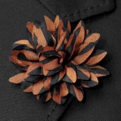 Warren Asher Revers Fleur à Rayures -Bijouterie Soldes Boutique rel megashoot lapel pins 13955 2 bm