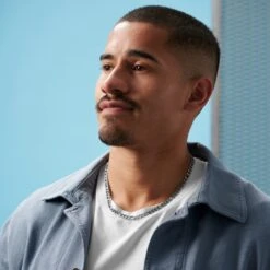 Lucleon Chaîne Figaro Argentée Curtis Amager -Bijouterie Soldes Boutique rst acpa collectionpage gold 23071 black 23072 silver 23070 bjarkejohansen 2 3