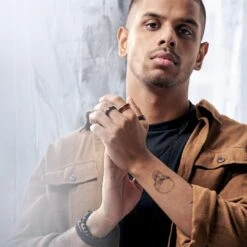 Lucleon Anneau Aesop En Bois Et Titane -Bijouterie Soldes Boutique rst ll aesop rings xxxx bundle 4a asbjoernb 1x1 1