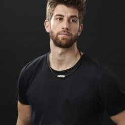 Fort Tempus Collier En Cuir Noir Et Rune Cylindrique -Bijouterie Soldes Boutique rst megashoot n 29 14392 1