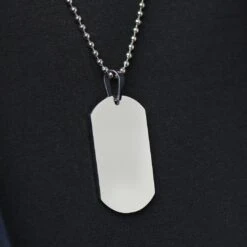 Lucleon Collier Avec Plaque D'identité Argentée 12 Lucleon Collier Avec Plaque D'identité Argentée -Bijouterie Soldes Boutique rst megashoot n 6 19806best