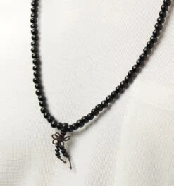 Collin Rowe Collier En Perles De Bois Noir 13 Collin Rowe Collier En Perles De Bois Noir -Bijouterie Soldes Boutique rst megashoot n 73 20079best