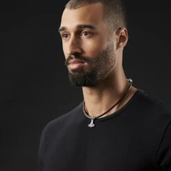 Fort Tempus Collier En Cuir Marron Et Pendentif Celtique Double Face -Bijouterie Soldes Boutique rst megashoot neck 14367 1