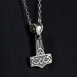 Fort Tempus Collier En Acier Avec Marteau De Thor Argenté -Bijouterie Soldes Boutique rst megashoot neck 4685 2mb1