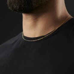 Fort Tempus Chaîne Dorée Légère -Bijouterie Soldes Boutique rst megashoot neck 9665 2