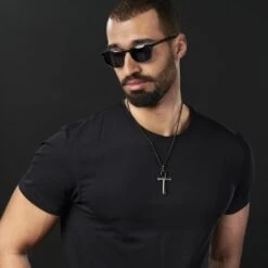 Fort Tempus Collier à Pendentif Ankh Noir -Bijouterie Soldes Boutique rst megashoot neck2 1 17555