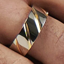 Fort Tempus Anneau Unique En Titane Argenté / Doré 11 Fort Tempus Anneau Unique En Titane Argenté / Doré -Bijouterie Soldes Boutique rst megashoot rings 1 5093best