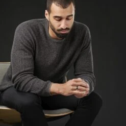 Fort Tempus Anneau En Titane Avec Détail Noir Centré -Bijouterie Soldes Boutique rst megashoot rings 1 5100