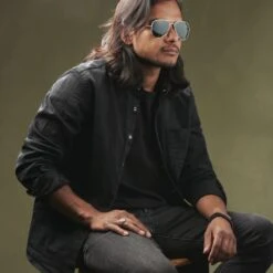 Paul Riley Lunettes Polarisantes Aviator Dorées à Verres Vert Foncé -Bijouterie Soldes Boutique rst megashoot sunglas 13910 1 2