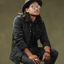 Paul Riley Lunettes De Soleil Groovy Noir De Noir -Bijouterie Soldes Boutique rst megashoot sunglas 17160 1bb