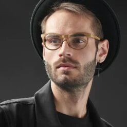 Paul Riley Lunettes à Monture En Bois Clair Et Motif écaille -Bijouterie Soldes Boutique rst megashoot sunglasses 15584 2