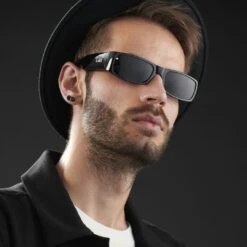 Locs Lunettes De Soleil Noires Classiques -Bijouterie Soldes Boutique rst megashoot sunglasses 2968 2