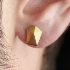 Moody Mason Clous D'oreilles Jax En Acier Doré -Bijouterie Soldes Boutique rst nmme gold 21494 2 bm 1