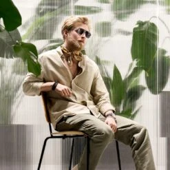 Arkai Occasus | Lunettes De Soleil à Verres Sombres Polarisés Et Double Pont Noir Et Transparent -Bijouterie Soldes Boutique rst spring 23 arkai sunglasses darkandblue 1b 1